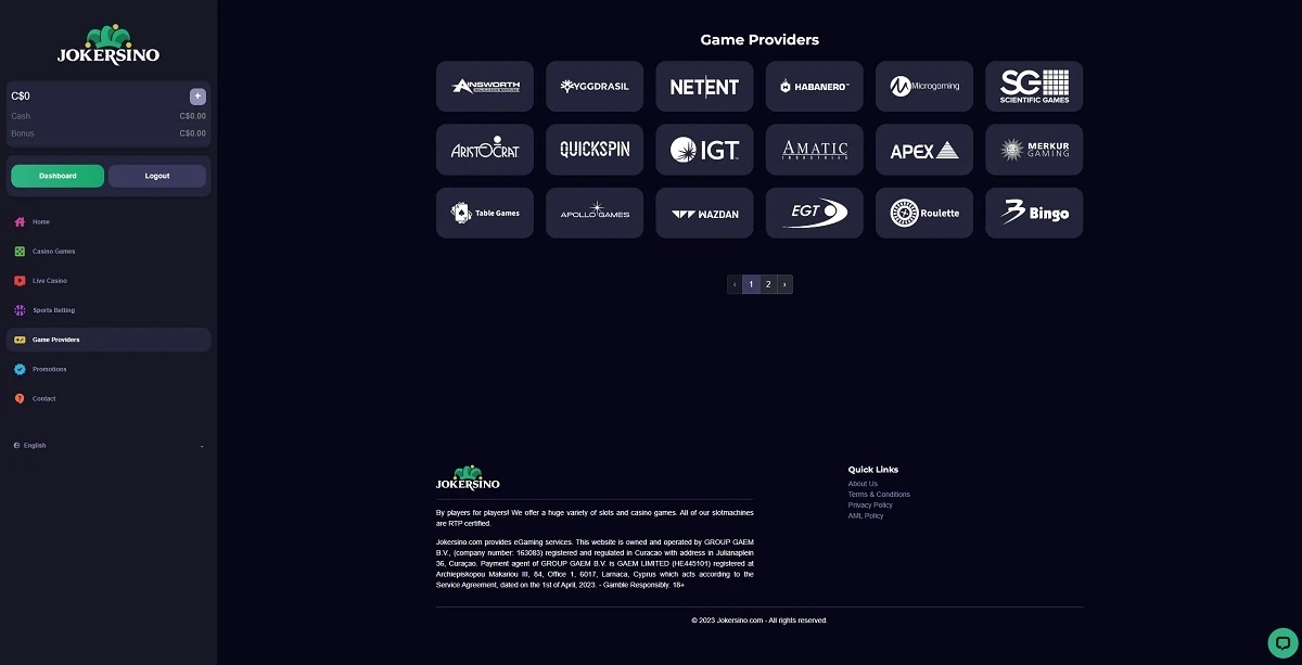 casino graphic